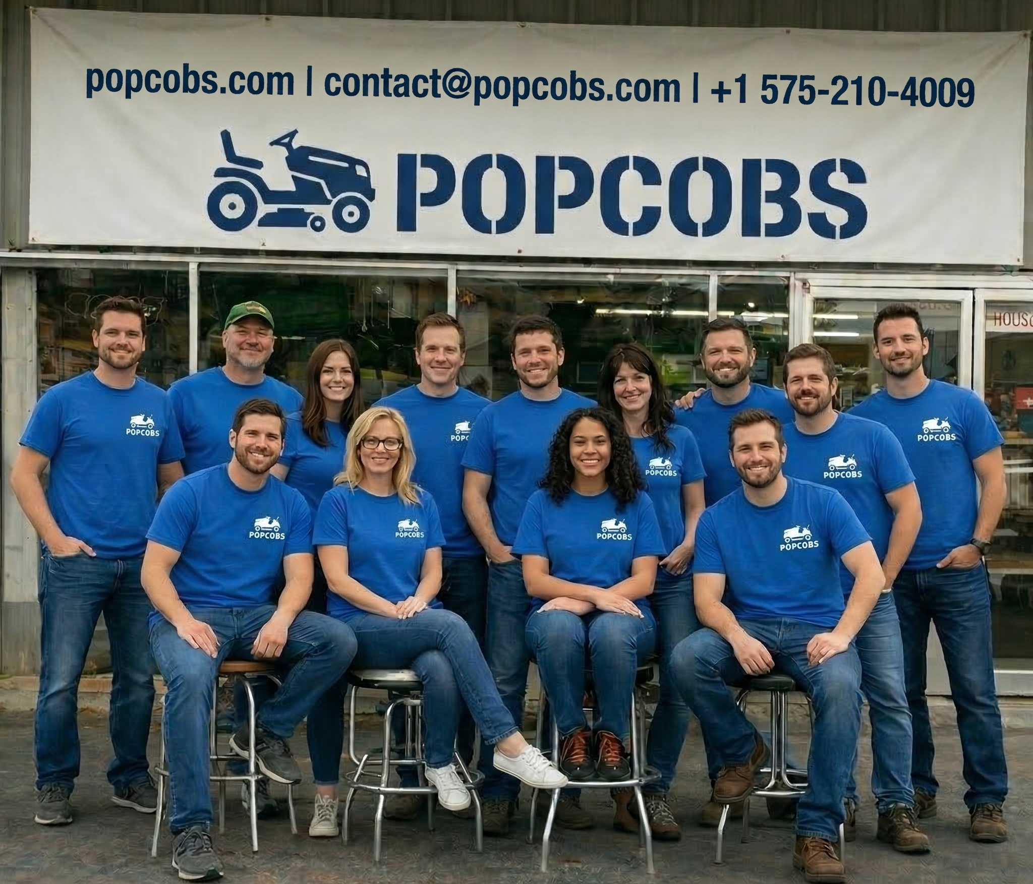 The Popcobs team — real people ready to help